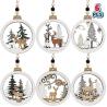 Buy cheap Christmas Hollow Woodland Christmas Hanging Tree Ornaments for Indoor Outdoor Party Decor from wholesalers