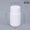 Buy cheap Empty 50CC Plastic Pill Bottle Container Blank Medicine Bottle For Chemical Capsule from wholesalers
