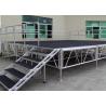 Buy cheap Waterproof Mobile Stage Rental , Anti Skip Concert Folding Stage Platform from wholesalers