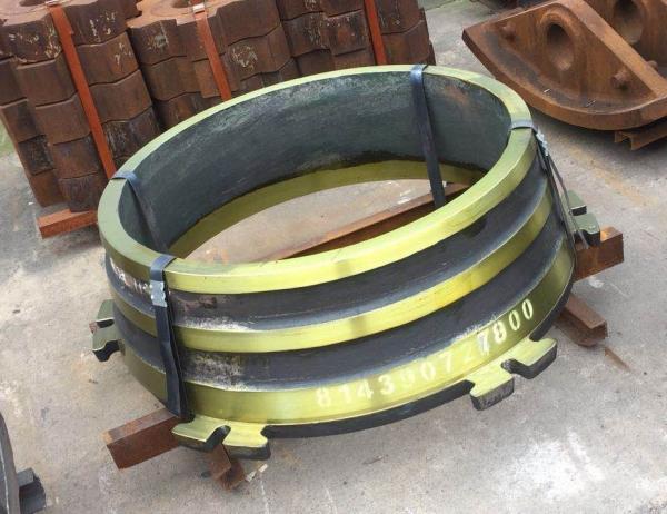 Buy cheap High Manganese Steel Cone Crusher Wear Parts Sand Casting Process For Mining Industrial from wholesalers