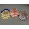 Buy cheap Die Stamped Martial Arts Ribbon Souvenir Medal Brass Material Enamel For Awards from wholesalers