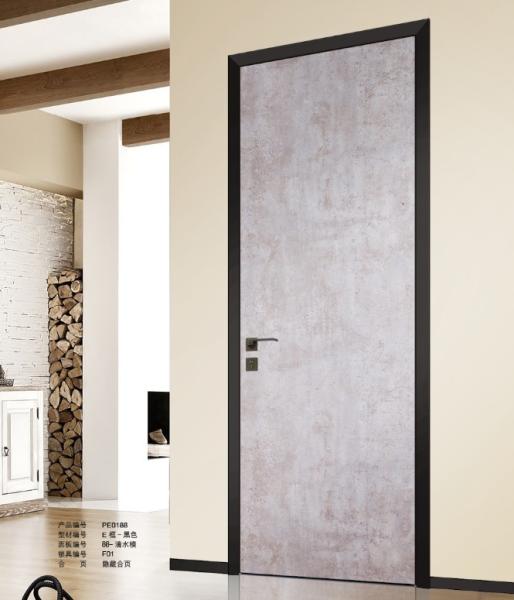 Buy cheap Aluminum Frame European slab interior wood hollow slabhouse doors for sale from wholesalers