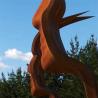 Buy cheap Heek Line Corten Steel Sculpture Two Faces Ribbon Imaginary from wholesalers