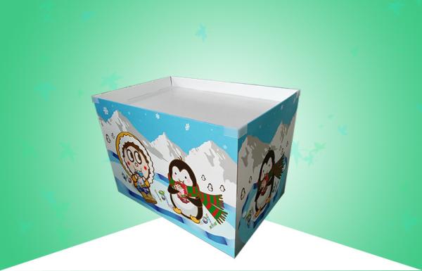 Heavy Duty Cardboard Pallet Display , Pallet Retail Display For Kid Foods /