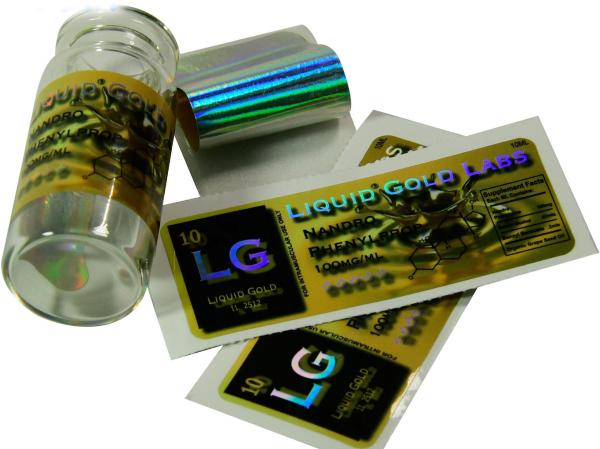 Buy cheap Liquid Gold Lab Laser 10ml Vial Labels For vial from wholesalers