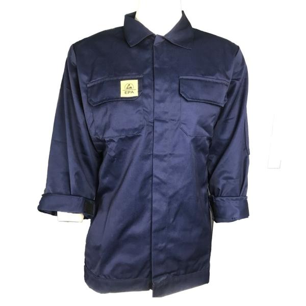 Buy cheap Navy Blue Unisex Supervisor Manger 220g ESD Smock from wholesalers