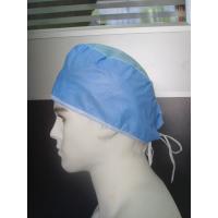Buy cheap Personal Protective Disposable Head Cap Blue Doctor Head Cover Latex Free product