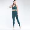 Buy cheap ZHIHUI 18% Spandex 82% Polyester Seamless Yoga Sets Yoga Sports Bra Leggings Set from wholesalers