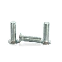 Buy cheap DIN965 Carbon steel Blue-white zinc Cross countersunk head screw Cross Recessed Countersunk Head Screws product