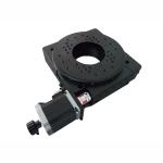 Aluminum Alloy Motorized Rotation Stage Diameter 200mm Black