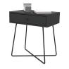 Buy cheap Metal Cross Geometric Timber Bedside Table Nightstands Modern Side Tables For Bedroom from wholesalers