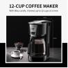 Buy cheap Auto Pour Over Stainless Steel Drip Coffee Maker 1.8L 12 Cup Black from wholesalers
