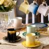 Buy cheap Retro Design Style 90 Cc 3 Oz Porcelain Turkish Coffee Cups Set Of 6 Luxury Arabic Style from wholesalers