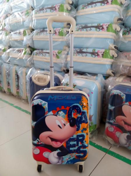hot sale lovely kids trolley luggage bag suitcases in baigou baoding hebei China