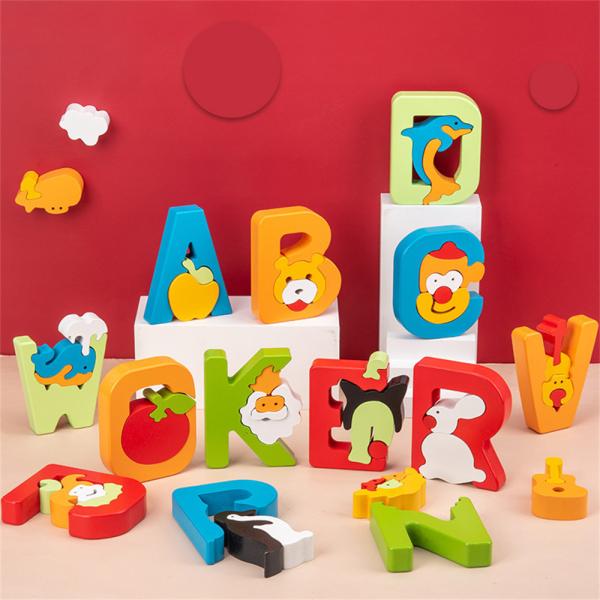 Buy cheap Three Dimensional Creative Letter Building Blocks Unisex 1-3 Year from wholesalers