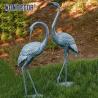 Buy cheap Life size outdoor garden metal bird Red-crowned crane Bronze sculpture from wholesalers