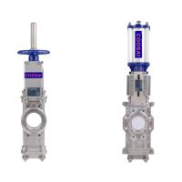 Buy cheap SS Through Conduit Knife Gate Valve For Sewage Treatment Industry product