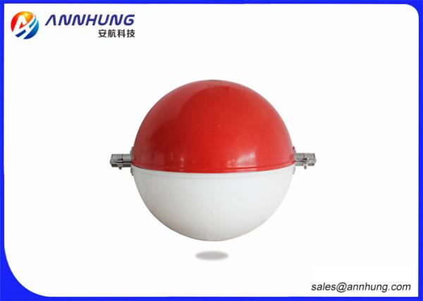 Buy cheap 600mm yellow red white Aircraft Warning Sphere for transmission line from wholesalers