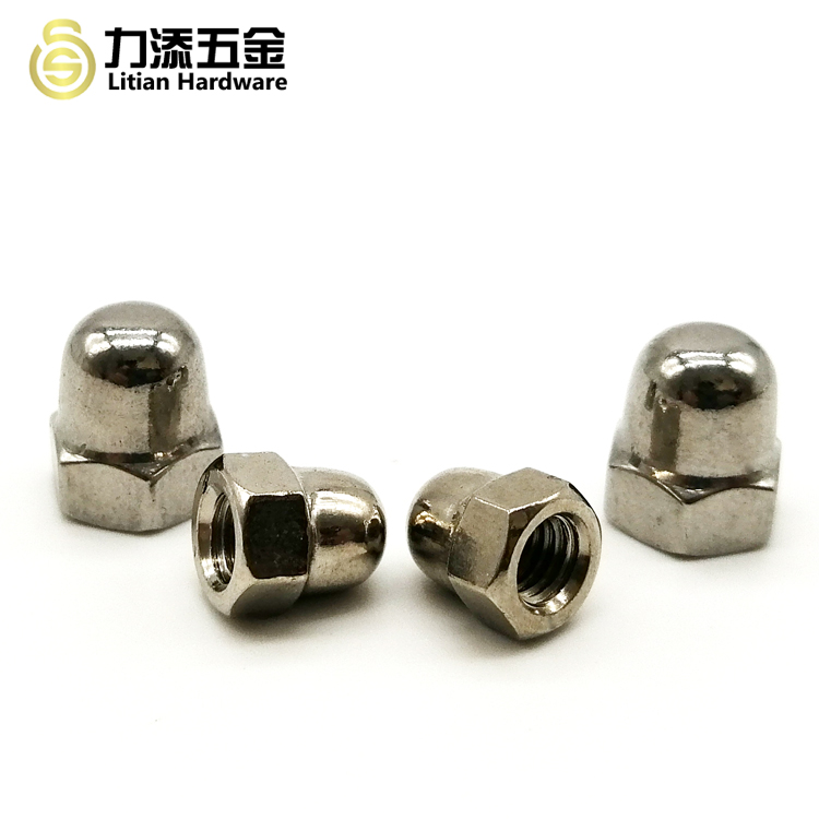 Stainless Steel Domed Cap Nut DIN1587 Chromate Plated ODM Available