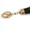 Buy cheap 2cm Wide Custom Leather Keychains Brown Printing For Clothes OEM ODM from wholesalers