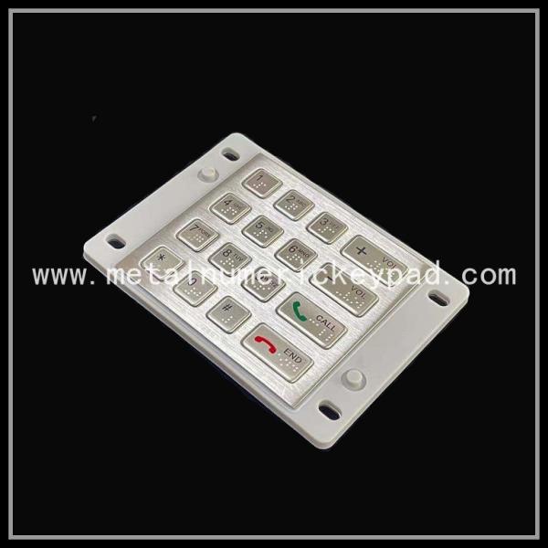 Buy cheap 16 Keys Metal Numeric Keypad Stainless For Telecommunication Equipment from wholesalers