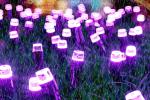 72ft 200 Beads Solar Striming Light Purple SMD0603 For Halloween Decoration