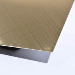 1mm 1.2mm Brushed Stainless Steel Sheet Metal 316L 430 Golden Cross Vibration
