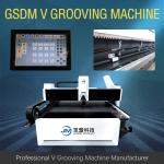 Efficient CNC Sheet Metal Cutting Machine Shower Room Panel V Slotting Machine