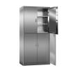 Buy cheap Stainless Steel 4 Door Metal Locker Storage Cabinet 0.4-1.2mm Environmental Powder Coating from wholesalers
