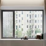 76mm Window Frame Aluminum Wall Thickness 1.8mm Smart Voice Windows Mobile