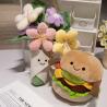 Buy cheap Comfort Companionship Hamburger Plush Toy Soft Cute 15x28cm Food Series Stuffed Animal for Flower Variety Bouquet Gift from wholesalers