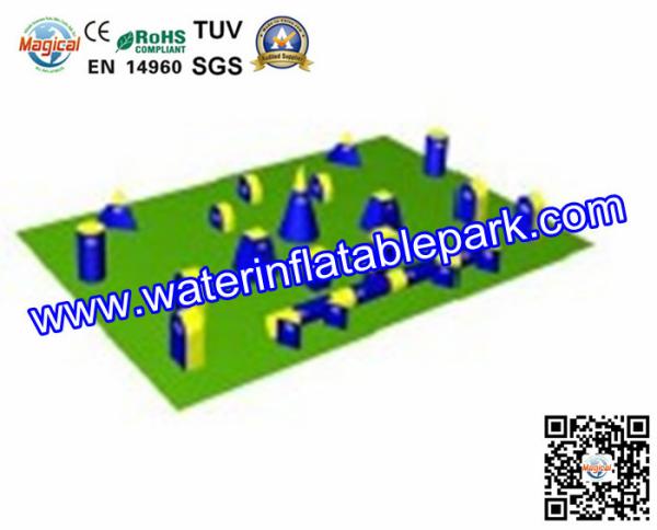 Quality Popular Millenium Inflatable Paintball Bunkers Arena For 7 Men for sale