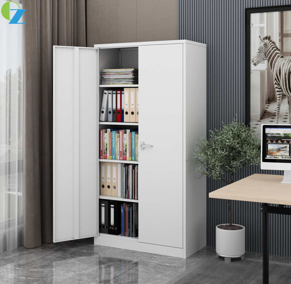 1mm Thickness Steel Office Cupboard Knocked Down Structure Office Furniture