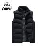Buy cheap High Quality Male Outdoor Warm Waistcoat Utility Quilted Polyester Sleeveless Zip Up Gillet Thick Cotton Vest for Men from wholesalers