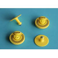 Buy cheap 134.2khz Electronic Ear Tag For Cattle / Sheep Management ISO Standard product