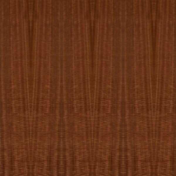 Buy cheap Cabinet Panels Faced Natural Makore Wood Veneer Fiddleback Grain Slip 2440x1220mm from wholesalers