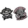 Buy cheap 3D Embossed Waterproof Motorcycle Vest Back Patches For DIY Clothes from wholesalers