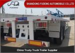Capacity 30 Tons 20 Ft Q345B Steel Flatbed Equipment Trailers