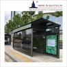 Buy cheap Solar Long Bench 2500nit AC110V Smart Bus Shelter from wholesalers