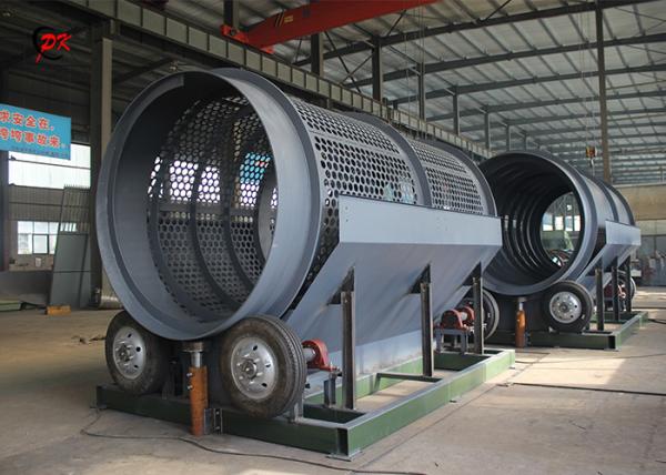 Buy cheap MSW Municipal Waste Sorting Trommel Screen Equipment Rotaty Sieve Separator from wholesalers