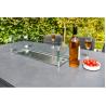 Buy cheap Outdoor Luxury Bar Set Furniture Aluminum Garden Furniture Dining Set with Fire Pit 87kg from wholesalers