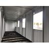 Buy cheap 2 Floors Steel Prefab House Family Living With Parking Lot Glass Door from wholesalers