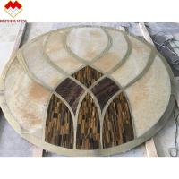 Buy cheap Custom Mosaic Floor Water Jet Medallion Natural Wall Decoration Marble product