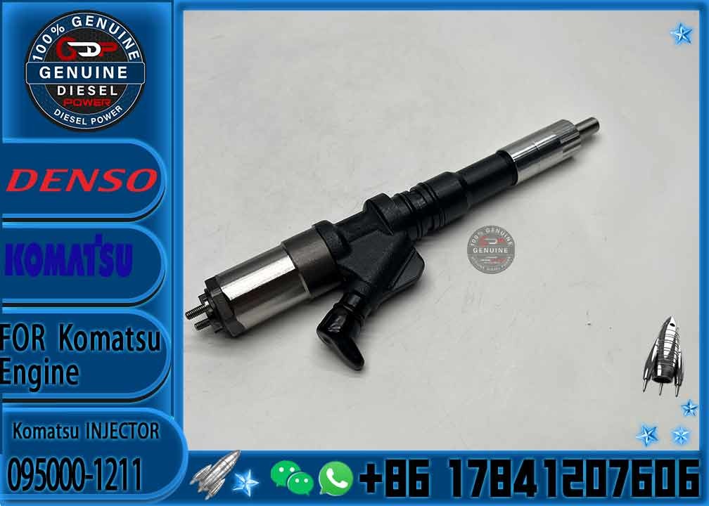Diesel Fuel Injector 095000-1210 095000-1211 6156-11-3300 For KOMATSU