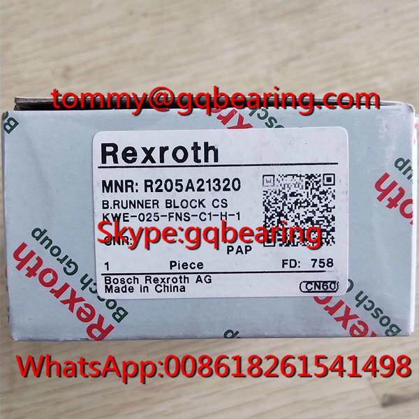Carbon Steel Material Rexroth R205E71420 Runner Block KWE-030-SNH-C1-N-1 Ball