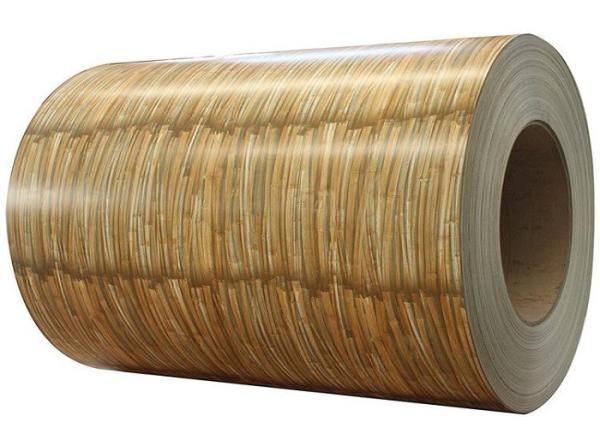 Buy cheap Wooden Grain Color Coated Galvanized Sheet , Pre Painted Coils DX51D SGCC from wholesalers