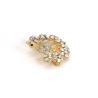 Buy cheap Hollow Out Fashion Brooch Pin Gold Peacock Open Screen Shape OEM from wholesalers