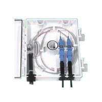 Buy cheap Plastic White Fiber Optic Termination Box Two SC Port IP65 Splicing Splitter product