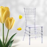 Buy cheap Stackable Wedding Transparent Plastic Resin Chair Custom Color product