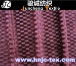 2015 Pineapple print fabrics with small checks French Velvet fabric for sofa/